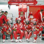 LOS BOX de Red Bull y Ferrari fueron los que vivieron más intensamente la carrera en el Gran Premio de Corea