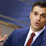 El secretario general del PSOE, Pedro Sánchez