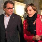 Artur Mas y Carme Forcadell.