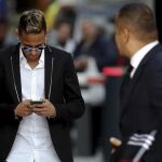 El delantero brasileño Neymar da Silva llega a la Audiencia Nacional