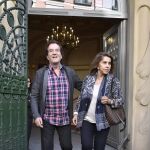 El cantante del Dúo Dinámico, Manolo de la Calva con su mujer