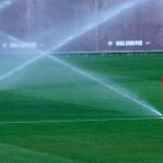 Valverde, en el entrenamiento de ayer