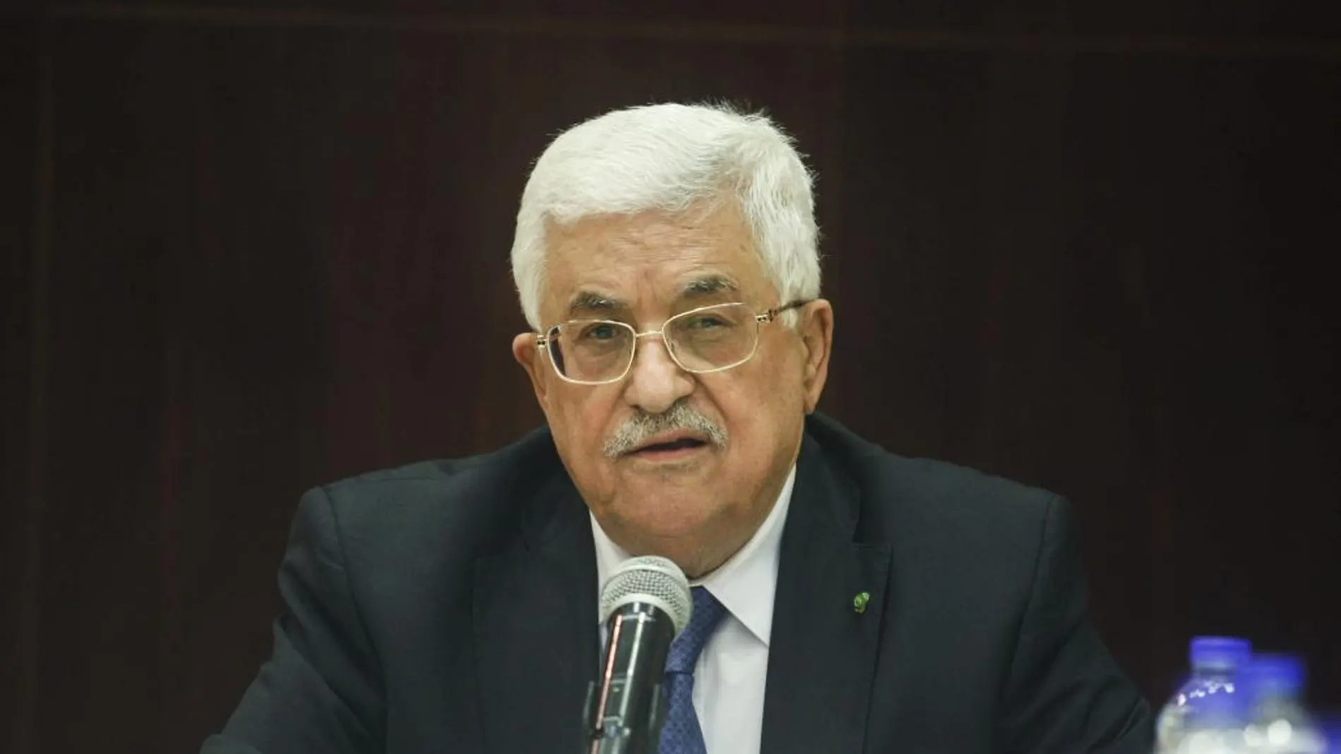 El presidente de la Autoridad Nacional Palestina, Mahmud Abás