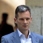 Inaki Urdangarin, ayer a la salida de la Audiencia de Palma / Ap