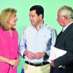 Báñez partició ayer en una reunión con diputados y senadores del PP