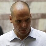 Yanis Varoufakis en el Parlamento griego esta semana.