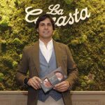 El torero Francisco Rivera Ordóñez durante la presentación de su marca de"Don Angus "en Málaga