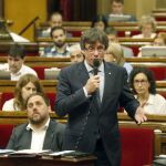 El presidente de la Generalitat, Carles Puigdemont