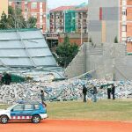 El polideportivo de Sant Boi tenía «deficiencias» en su estructura