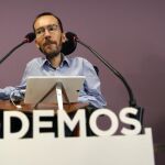 El secretario de Organización de Podemos, Pablo Echenique