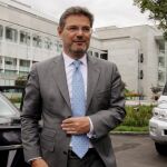El ministro de Justicia de España, Rafael Catalá, el pasado martes en Colombia