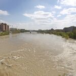 El río Ebro, a su paso por Zaragoza