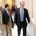 El consejero de Educación, Fernando Rey, antes de participar, en Madrid, en la Conferencia Sectorial