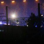 Los servicios de emergencias trabajan en el lugar del accidente