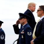 El presidente de EE UU, Donald Trump, en el aeropuerto John F. Kennedy