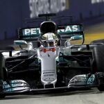 Lewis Hamilton hoy durante la carrera