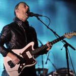 El líder del grupo, Thom Yorke, durante un concierto en 2012