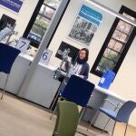 La mujer del edil Francisco Martín, en Atención al Público de Aguas de Huelva