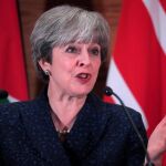 La primera ministra británica, Theresa May