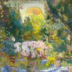 “Patio de la Casa de Sorolla”, expuesto en la colección permanente del Museo Carmen Thyssen Málaga