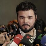 El portavoz parlamentario de ERC en el Congreso, Gabriel Rufián