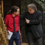 Pablo Iglesias y Joan Tardá en el Congreso / J. Fdez.-Llargo
