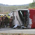 El autocar transportaba estudiantes de Erasmus de diversas nacionalidades que volvían de la noche del fuego, en las Fallas de Valencia