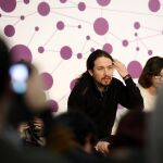 El líder de Podemos, Pablo Iglesias