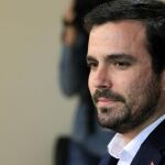 El portavoz de IU, Alberto Garzón