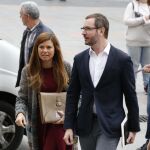 El vicesecretario de Acción Sectorial del PP, Javier Maroto, acude a los juzgados de Plaza de Castilla acusado de injurias a Bárcenas
