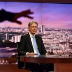 El ministro de Economía, Philip Hammond, en la BBC