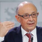 El ministro de Hacienda, Cristóbal Montoro