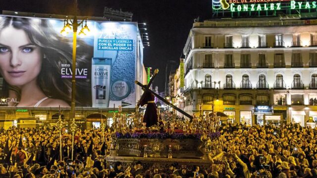 La procesión de Jesús de Medinaceli del Viernes Santo es una de las más multitudinarias