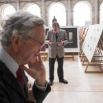 Rafael Moneo, artífice de la ampliación de la pinacoteca, que cumple diez años, ayer en el acto de aniversario