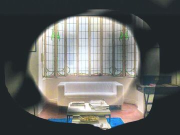 Imagen que simula la visi&oacute;n que podr&iacute;a tener un paciente con un glaucoma moderado