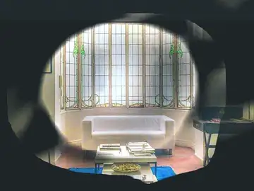 Imagen que simula la visión que podría tener un paciente con un glaucoma moderado Imagen que simula la visión que podría tener un paciente con un glaucoma moderado