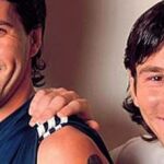 Lionel Messi, junto a su hermano