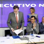 Mariano Rajoy presidió ayer el Comité Ejecutivo del PP, en el que activó la maquinaria electoral