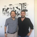 Pablo Iglesias y Albano-Dante Fachin en una reunión mantenida el pasado 22 de julio.