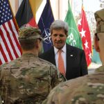 El secretario norteamericano de Estado, John Kerry, llegó hoy en una visita por sorpresa a Kabul