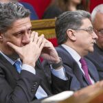 Albiol y Puigdemont se enzarzaron por quien es responsable de que las agencias rebajen la deuda de Cataluña