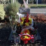 Ramo de flores de las Fuerzas de Seguridad galas