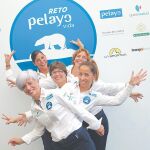 Encarnación, Ana, Micaela, Lorena y Esther (de delante a atrás), son las cinco aventureras que cruzarán el Ártico