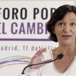 La secretaria de Análisis de Podemos, Carolina Bescansa