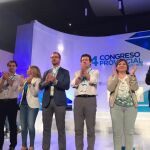 Maroto, Císcar, Bonig y Sánchez, ayer en el congreso provincial del PP de Alicante