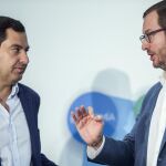 Moreno y Javier Maroto coincidieron ayer en un acto en Málaga