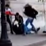 La Manada de Gijón agrediendo a Germán.