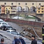 Una veintena de coches se han visto afectados por el suceso sin causar heridos