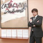 Puigdemont, esta semana, junto a los apercibimientos que ha recibido de la Justicia