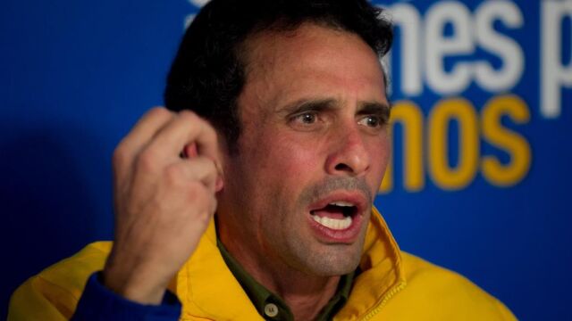 El líder opositor venezolano y gobernador del estado Miranda Henrique Capriles, en una imagen del pasado mes de febrero